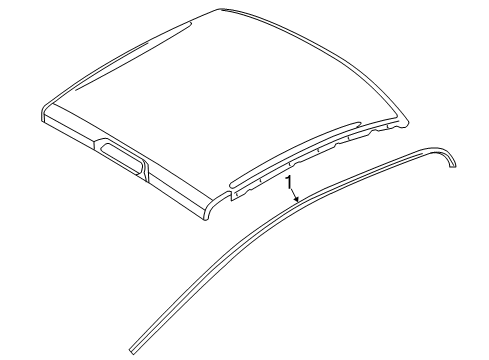 2019 Ram 1500 Classic Exterior Trim - Cab Diagram 1 - Thumbnail