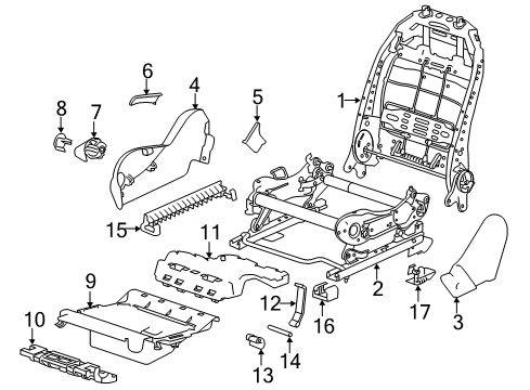2013 Dodge Dart Tracks & Components Diagram 3 - Thumbnail