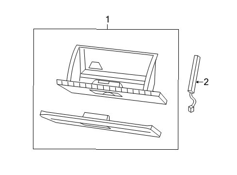 2011 Chrysler 200 Glove Box Diagram