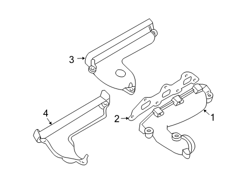 2006 Dodge Magnum Exhaust Manifold Diagram 1 - Thumbnail