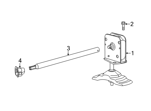 2017 Ram 2500 Spare Tire Carrier Diagram 2 - Thumbnail