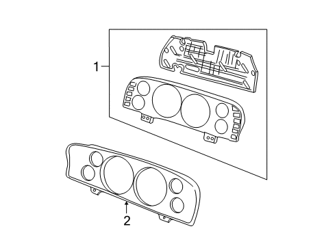 2003 Jeep Grand Cherokee Cluster & Switches Diagram