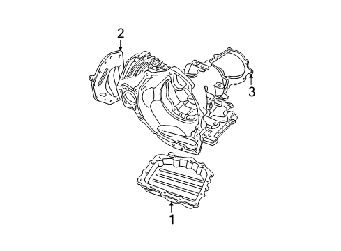 2006 Dodge Grand Caravan Transaxle Parts Diagram