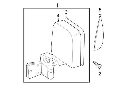 2025 Jeep Wrangler Mirrors Diagram