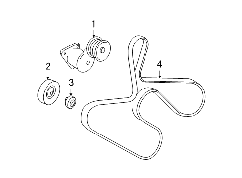 2006 Dodge Ram 1500 Belts & Pulleys Diagram