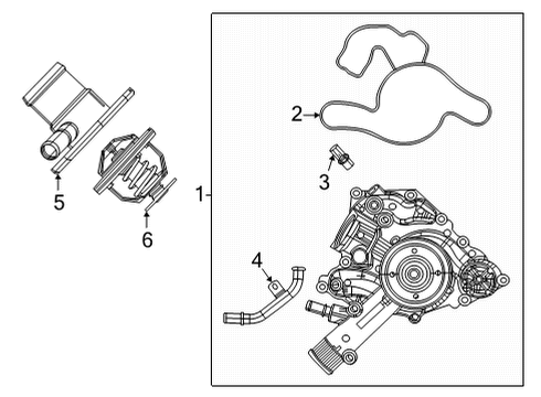 2023 Jeep Grand Wagoneer Water Pump Diagram