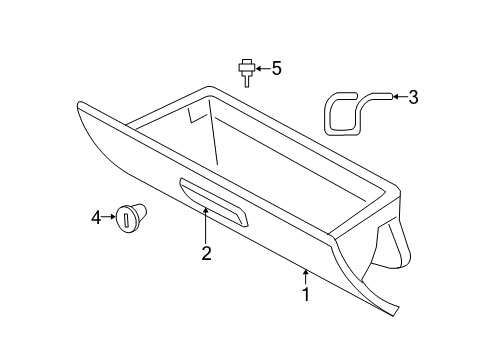 2013 Dodge Challenger Glove Box Diagram