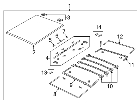 2019 Ram 1500 Exterior Trim - Pick Up Box Diagram 5 - Thumbnail