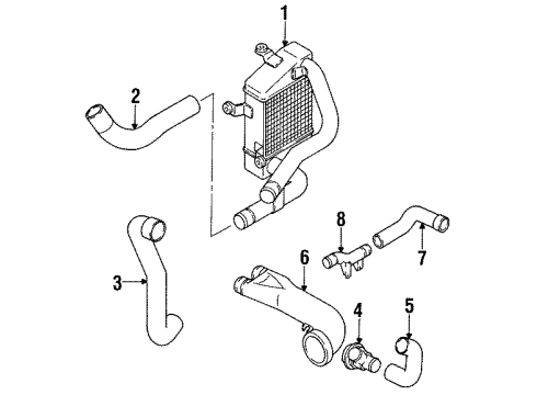 1994 Dodge Stealth Intercooler Diagram