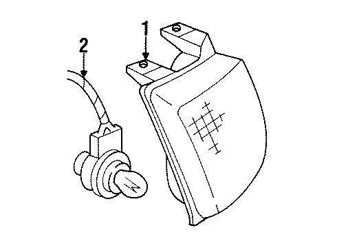 1993 Dodge Daytona Park Lamps Diagram