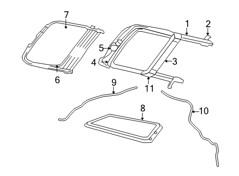 2009 Jeep Compass Sunroof Diagram