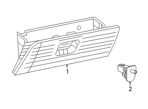 2014 Dodge Journey Glove Box Diagram