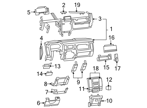 2011 Ram 1500 Instrument Panel Diagram