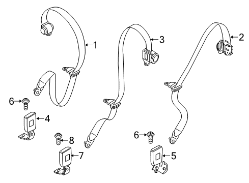 2019 Jeep Renegade Seat Belt Diagram