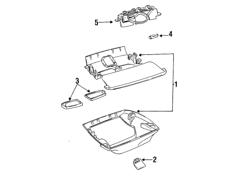 1992 Chrysler Imperial Overhead Console Diagram