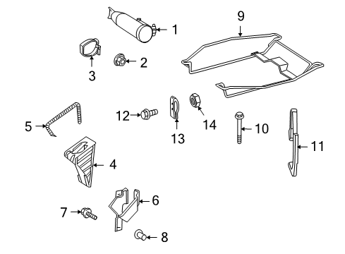 2007 Dodge Sprinter 3500 Spare Tire Carrier Diagram