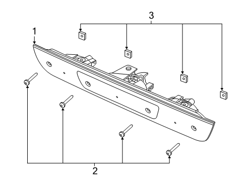 2019 Ram 1500 High Mount Lamps Diagram