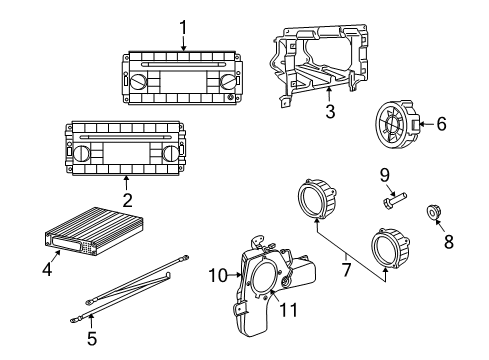 2009 Dodge Durango Sound System Diagram 1 - Thumbnail