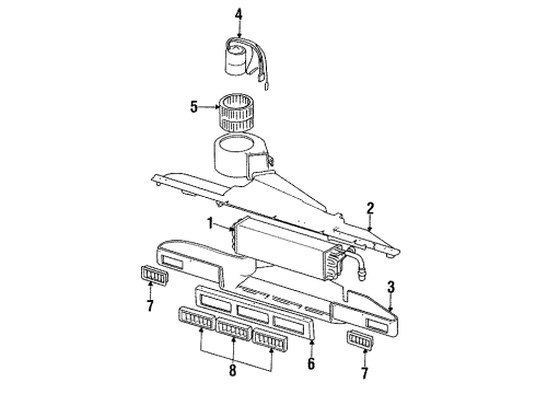 1990 Jeep Wrangler Air Conditioner Diagram 2 - Thumbnail
