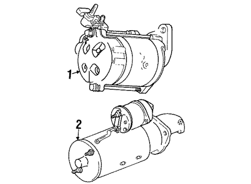 1994 Dodge Ram 2500 Starter Diagram