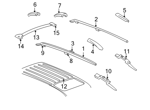 2001 Jeep Grand Cherokee Luggage Carrier Diagram