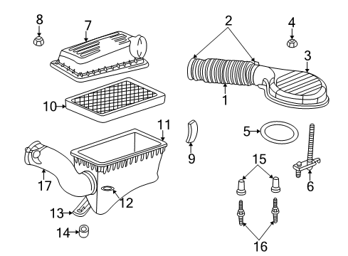 2000 Dodge Dakota Air Intake Diagram