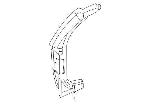 2009 Chrysler Aspen Rear Body Diagram