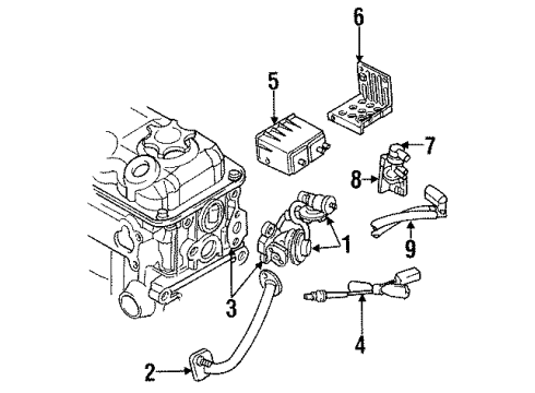 1999 Dodge Stratus Powertrain Control Diagram 2 - Thumbnail