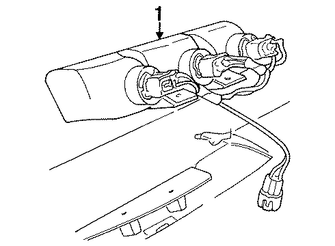 2000 Dodge Grand Caravan High Mount Lamps Diagram