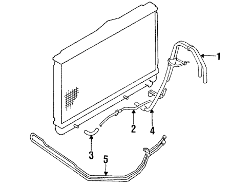 1995 Dodge Stealth Trans Oil Cooler Diagram 3 - Thumbnail