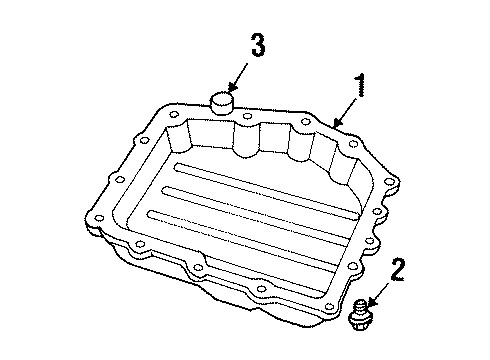 1997 Chrysler Sebring Transaxle Parts Diagram