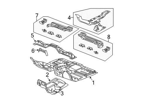 2005 Dodge Durango Floor Diagram