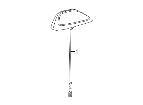 2015 Jeep Cherokee Antenna & Radio Diagram