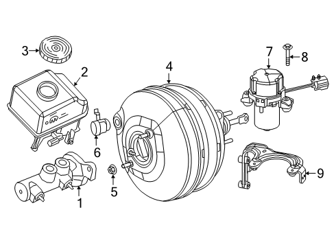 2022 Ram 2500 Dash Panel Components Diagram 1 - Thumbnail