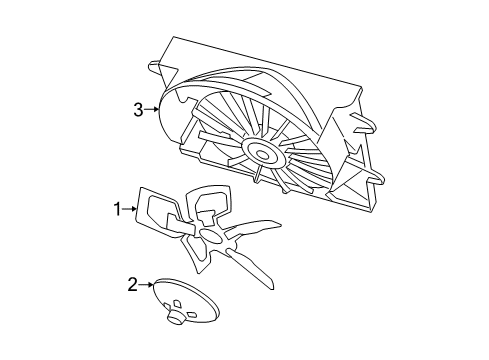 2007 Jeep Grand Cherokee Cooling System, Radiator, Water Pump, Cooling Fan Diagram 3 - Thumbnail