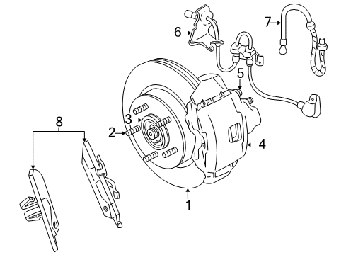 2000 Dodge Intrepid Front Brakes Diagram