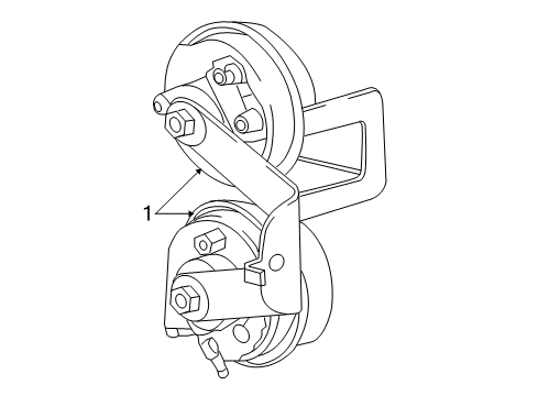 2011 Ram Dakota Horn Diagram