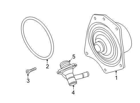 1999 Chrysler 300M Water Pump Diagram