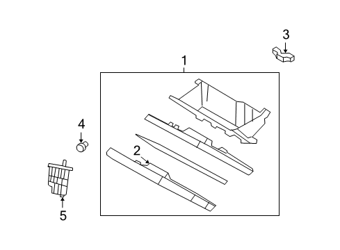 2008 Chrysler Aspen Glove Box Diagram