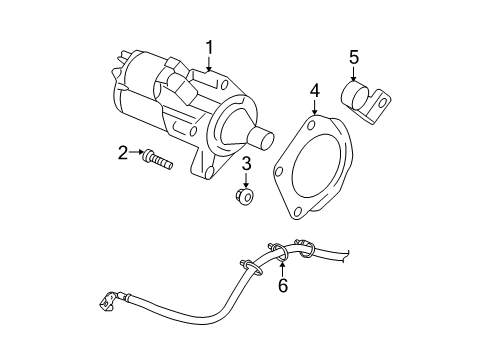 2010 Dodge Avenger Starter, Electrical Diagram 2 - Thumbnail
