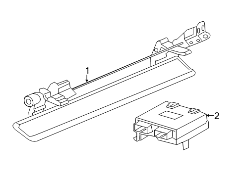 2022 Ram 3500 Running Board Diagram 2 - Thumbnail