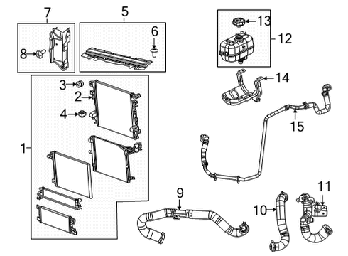 2024 Jeep Wrangler Radiator & Components Diagram 6 - Thumbnail