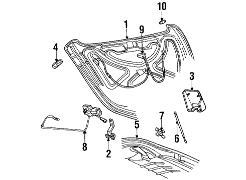 2002 Chrysler Prowler Convertible Top Diagram