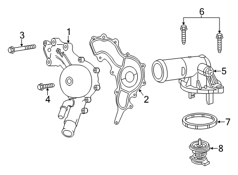 2011 Dodge Charger Water Pump Diagram