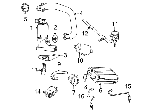 2007 Chrysler Aspen EGR System Diagram