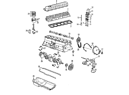 1999 Jeep Grand Cherokee Engine Parts & Mounts, Timing, Lubrication System Diagram 1 - Thumbnail