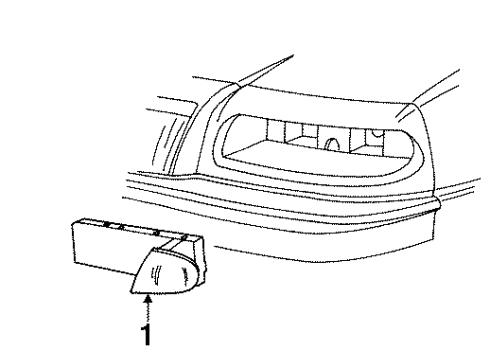 1995 Chrysler LeBaron Side Marker Lamps Diagram