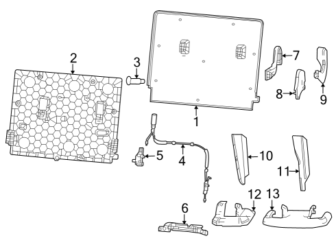 2024 Jeep Grand Wagoneer Third Row Seats Diagram 10 - Thumbnail