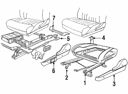 1992 Chrysler LeBaron Power Seats Diagram