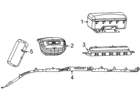 2025 Jeep Grand Wagoneer Air Bag Components Diagram 1 - Thumbnail